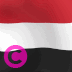 Yemen Country Flag Elgato Streamdeck und Loupedeck animierte GIF Symbole Tastenschaltfläche Hintergrundbild